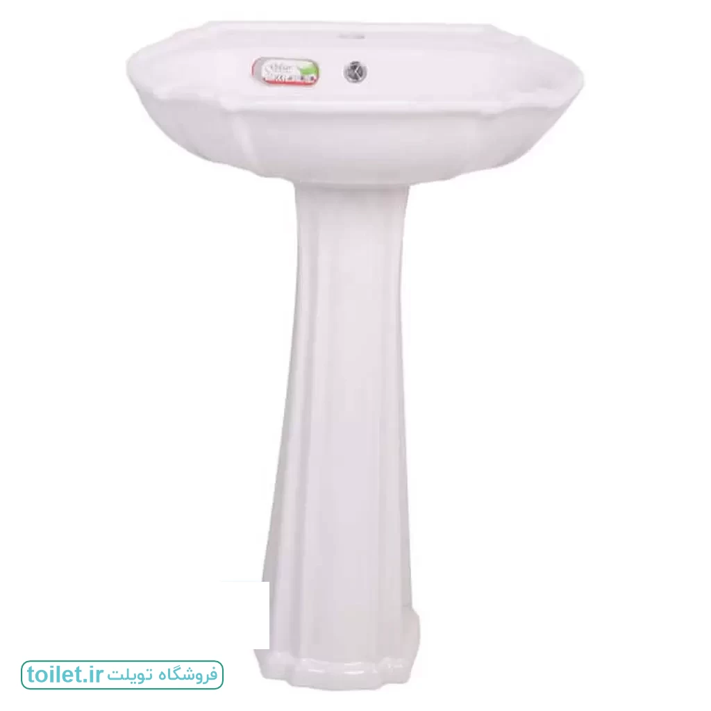 روشویی گلسار مدل اطلس کد 55 با پایه درجه 1   